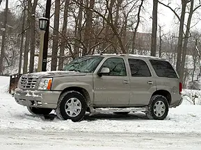 Cadillac Escalade In Snow
