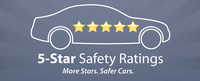 NHTSA 5 Star Crash Ratings (select to view enlarged photo)