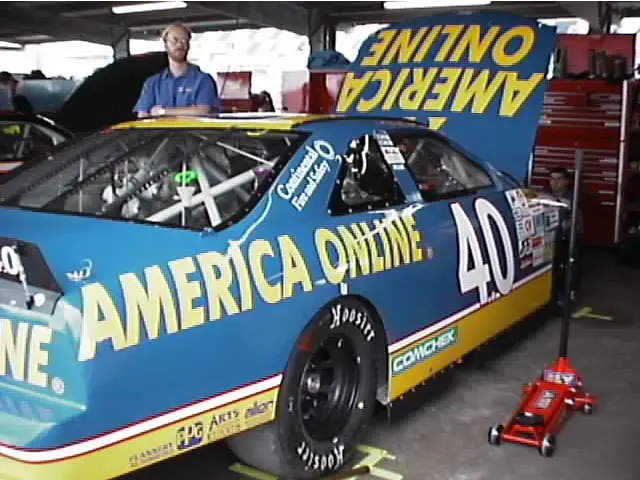 #40 Andy Belmont, America Online Ford