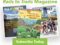 ROAD TRIPS: Rails-to-Trails Conservancy Points to Economic Value, Progress for the Great American Rail-Trail on One-Year Anniversary of Iconic Trail's Launch +VIDEO
